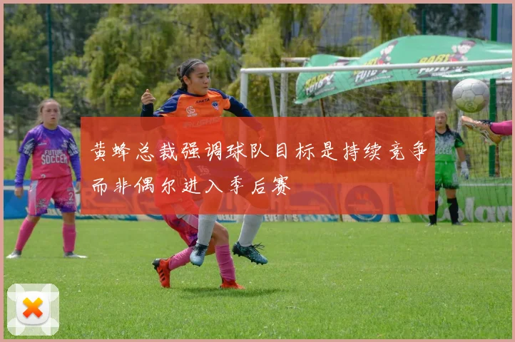 黄蜂总裁强调球队目标是持续竞争而非偶尔进入季后赛